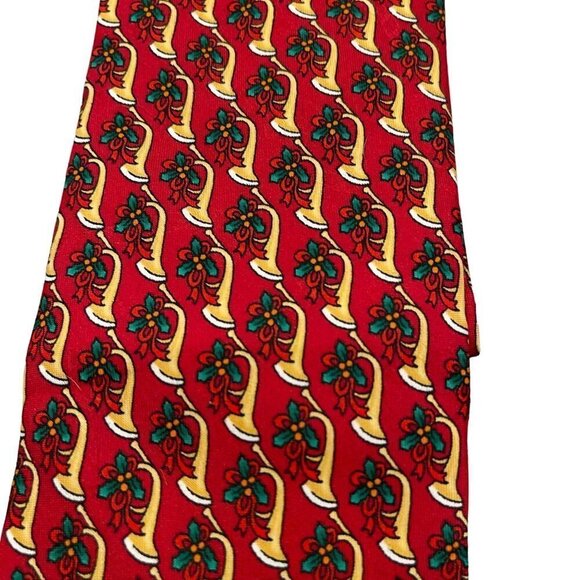 Vintage Deadstock Hallmark French Horn Christmas Neck Tie (Special Ties Series) - Picture 2 of 4